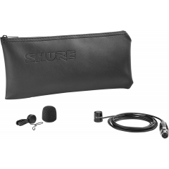 Shure Micro cravate compact noir omnidirectionnel - connecteur TQG - Vue 1