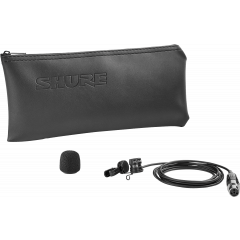 Shure Micro cravate compact noir supercardioïde - connecteur TQG - Vue 1
