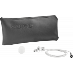 Shure Micro cravate compact blanc supercardioïde - connecteur Lemo - Vue 1