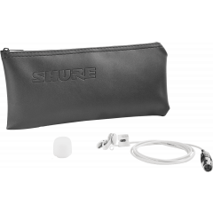 Shure Micro cravate compact blanc supercardioïde - connecteur TQG - Vue 1