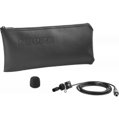 Shure Micro cravate compact noir cariodïde - connecteur Lemo - Vue 1