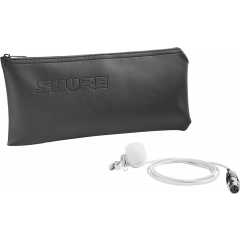 Shure Micro cravate compact blanc cardioïde - connecteur TQG - Vue 1