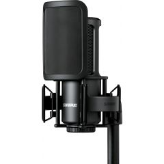 Shure SM4-K-KIT Microphone de studio avec suspension et filtre anti-pop - Vue 1