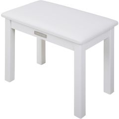 Nux Banquette piano blanche en bois - Vue 1