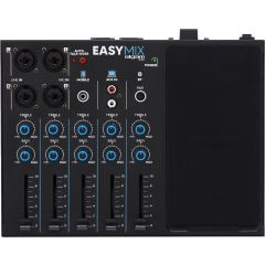 Algam Audio EASYMIX - Console de mixage 5 canaux, wireless et talkover - Vue 1