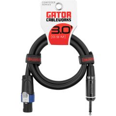 Gator Cableworks Câble haut-parleur série Composer 90 cm jack / speakON - Vue 1