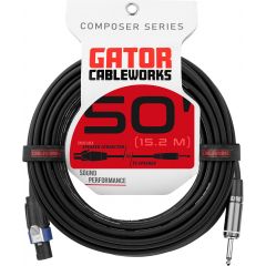 Gator Cableworks Câble haut-parleur série Composer 15 m jack / speakON - Vue 1