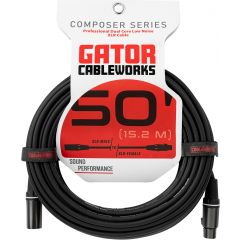 Gator Cableworks Câble microphone série Composer 15 m XLR - Vue 1