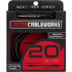 Gator Cableworks Câble instrument série Headliner 6 m - Vue 1