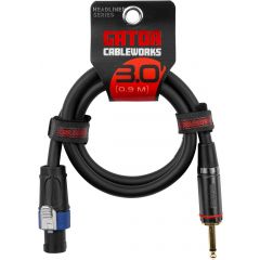 Gator Cableworks Câble haut-parleur série Headliner 90 cm jack / speakON - Vue 1