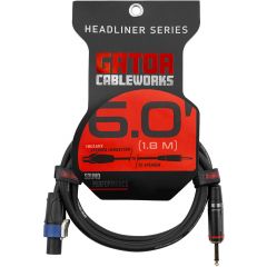 Gator Cableworks Câble haut-parleur série Headliner 1,8 m jack / speakON - Vue 1