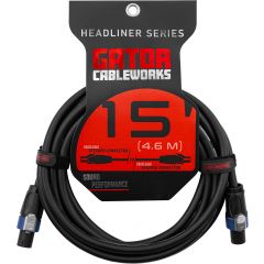 Gator Cableworks Câble haut-parleur série Headliner 4,5 m speakON - Vue 1