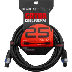 Gator Cableworks Câble haut-parleur série Headliner 7,5 m speakON - Vue 1