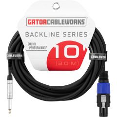 Gator Cableworks Câble haut-parleur série Backline 3 m jack / speakON - Vue 1