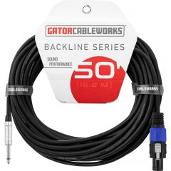 Gator Cableworks Câble haut-parleur série Backline 15m jack / speakON - Vue 1