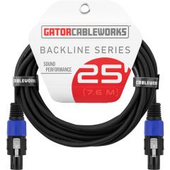 Gator Cableworks Câble haut-parleur série Backline 7,5 m speakON - Vue 1
