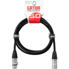 Gator Cableworks Câble microphone série Backline 1,5 m XLR - Vue 1