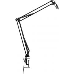 Gator Frameworks Pied de micro clamp ou montage sur bureau pour podcasts, streaming - Vue 1