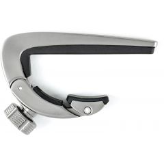 Dunlop Pivot Capo Classical - Satin Chrome - Vue 1