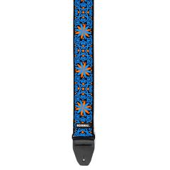 Dunlop Jimi Hendrix Blacklight Fillmore Blue Strap - Vue 1