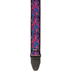 Dunlop Jimi Hendrix Blacklight Love Drops Pink Strap - Vue 1