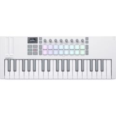 Novation Launchkey Mini 37 MK4 White - Vue 1
