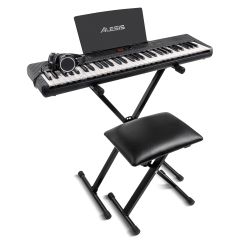 Alesis Harmony 61 Mk4 - Clavier arrangeur 61 touches avec pied, banquette, casque et pédale - Vue 1