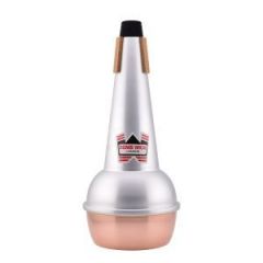 Denis Wick Sourdine trombone basse droite aluminium fond cuivre - Vue 1