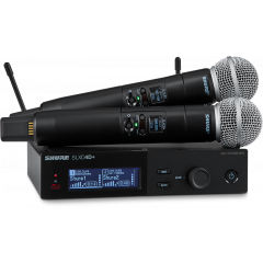 Shure Complet double main SM58 - 470-606 MHz - Vue 1