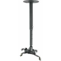 Euromet Fixation plafond téléscopique anthracite - Vue 1