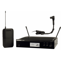 Shure BLX14R/B98 Système sans fil rackable pour instrument avec micro sur col-de-cygne avec pince BETA 98 H/C - M17 - Vue 1