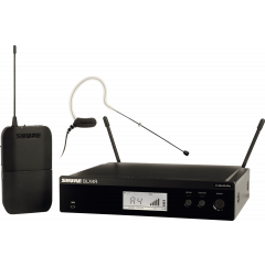 Shure BLX14/MX53 Système sans fil rackable pour présentateur avec micro tour d'oreille MX53 - M17 - Vue 1