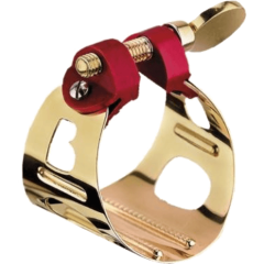BG Ligature Duo plaquée or 24K - saxo ténor - Vue 1