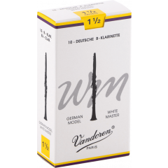 Vandoren Anches clarinette Sib White Master force 1,5 - Vue 1
