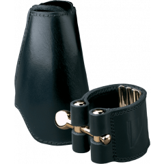Vandoren Ligature cuir saxo soprano + couvre-bec cuir - Vue 1