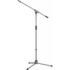 K&M 21060 Pied perche de micro gris - Vue 1