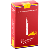 Vandoren Anches saxophone soprano Java Red force 2 - Vue 1