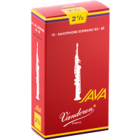 Vandoren Anches saxophone soprano Java Red force 2,5 - Vue 1