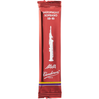 Vandoren Anches saxophone soprano Java Red force 2,5 - Vue 2