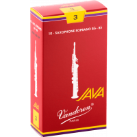 Vandoren Anches saxophone soprano Java Red force 3 - Vue 1