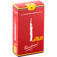 Vandoren Anches saxophone soprano Java Red force 4 - Vue 1