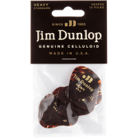 Dunlop Genuine Celluloid Shell Heavy sachet de 12 - Vue 1