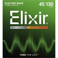 Elixir Bass Nanoweb 5 cordes Light 45-130 - Vue 2