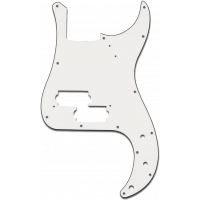 Yellow Parts Pickguard precision bass® blanc - Vue 1