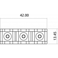 Yellow Parts Sillet bloc cordes noir et clé - Vue 2