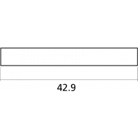 Yellow Parts Sillet de tête en os pour guitare folk - Vue 2