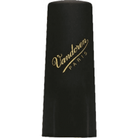 Vandoren Couvre-bec plastique ligature cuir saxophone soprano - Vue 1