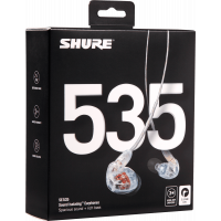 Shure SE535 écouteurs professionnels Intra Sound Isolating™ 2 voies translucide - Vue 1