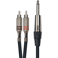 Yellow Cable Cordon 2 rca jack 3 m - Vue 1