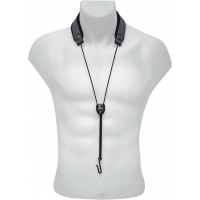 BG Cordon cuir pour saxo - crochet métal - Vue 1